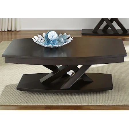 Cocktail Table with Casters